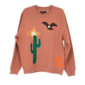 Roku Studio Stay Wild Cactus Eagle Crewneck Graphic Sweatshirt NWT Size L